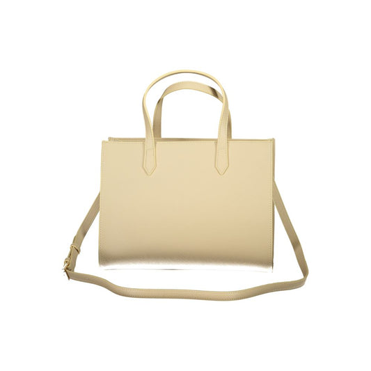 Beige Polyethylene Handbag