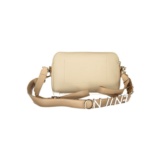 Beige Polyethylene Women Handbag