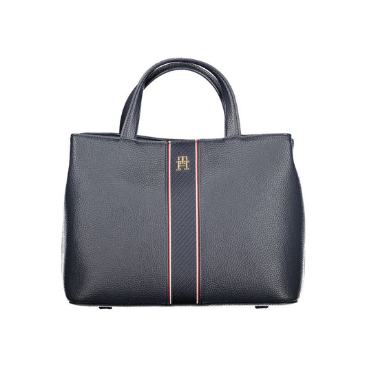 Blue Polyethylene Women Handbag