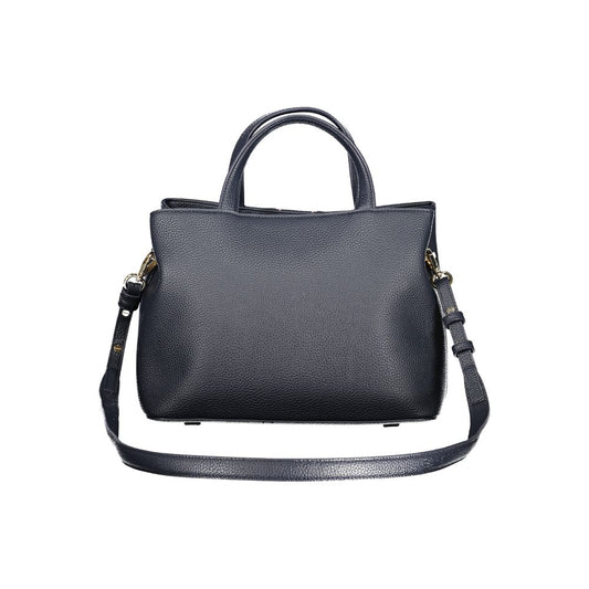 Blue Polyethylene Women Handbag