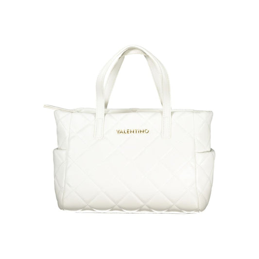 White Polyethylene Women Handbag
