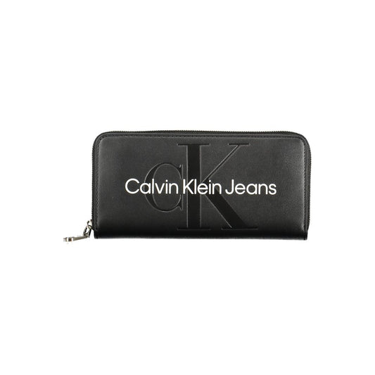 Black Polyethylene Women Wallet