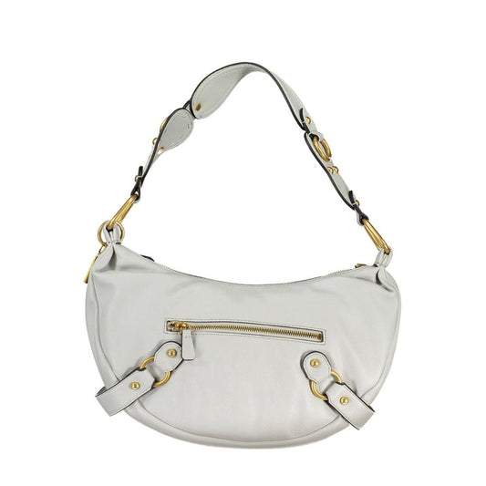 Gray Polyethylene Women Handbag