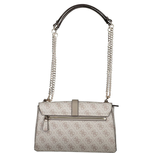 Gray Polyethylene Handbag
