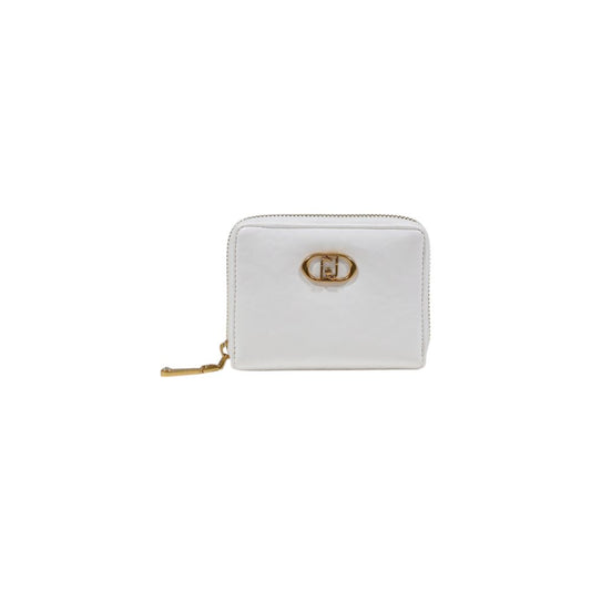 White Artificial Leather Wallet