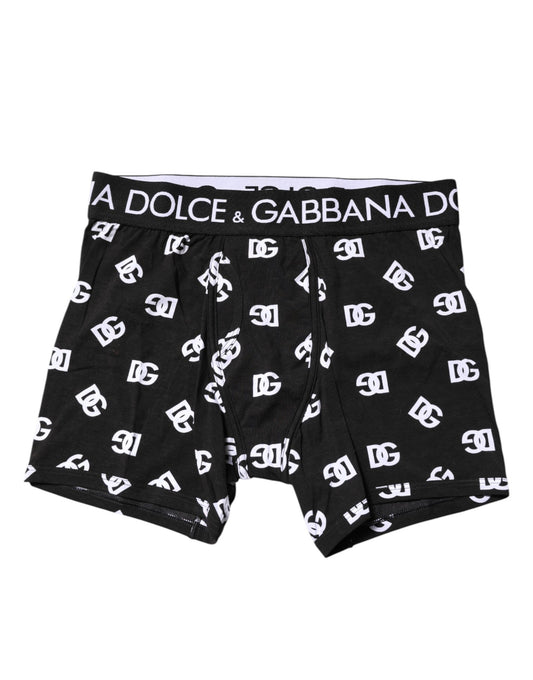 Black Logo Waist Regular Boxer Brief Underwear