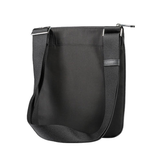 Black Polyester Shoulder Bag