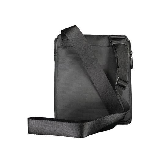 Black Polyester Shoulder Bag