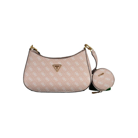 Pink Polyethylene Handbag