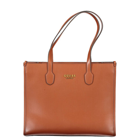 Brown Polyethylene Handbag