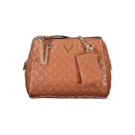 Brown Polyethylene Handbag