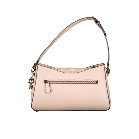 Pink Polyethylene Handbag