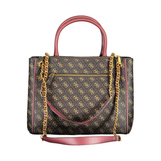 Brown Polyethylene Handbag