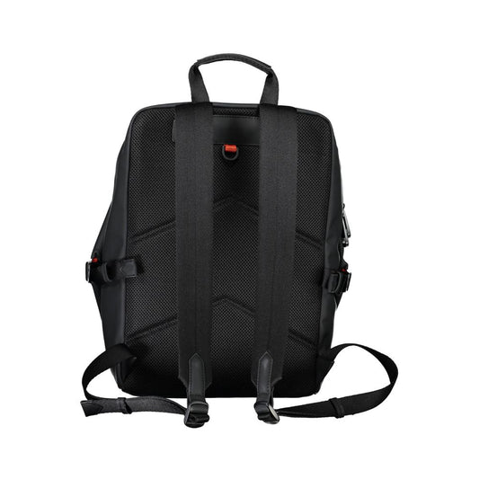 Black Polyester Backpack