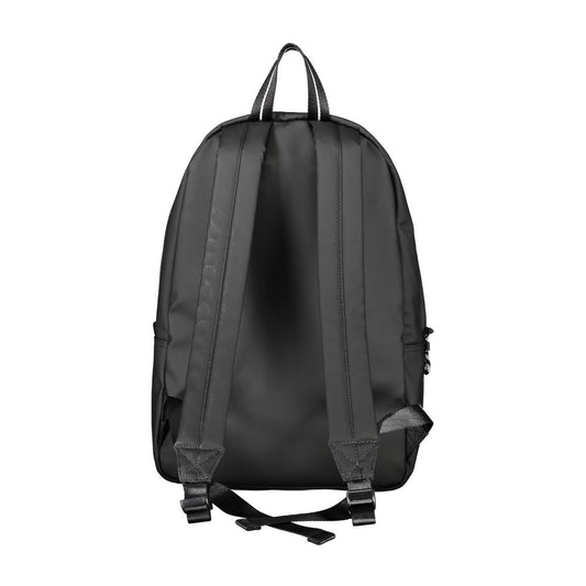 Black Polyester Backpack