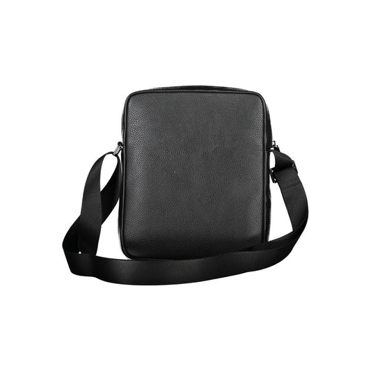 Black Polyethylene Shoulder Bag