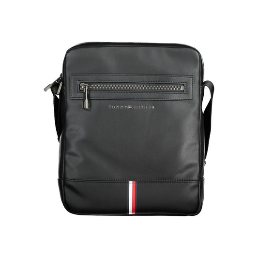 Black Polyethylene Shoulder Bag