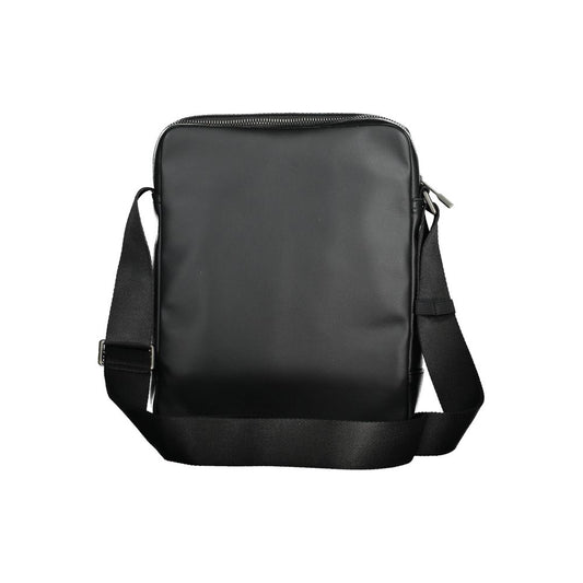Black Polyethylene Shoulder Bag