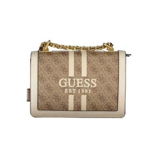 Beige Polyethylene Handbag