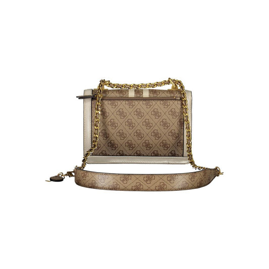 Beige Polyethylene Handbag