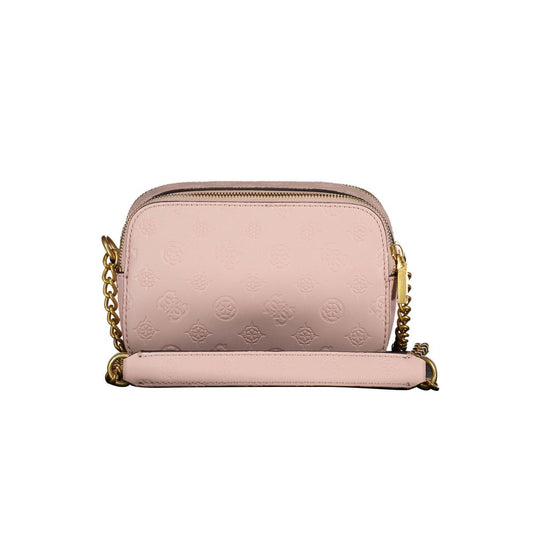 Pink Polyethylene Handbag