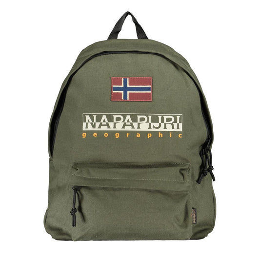 Green Cotton Backpack