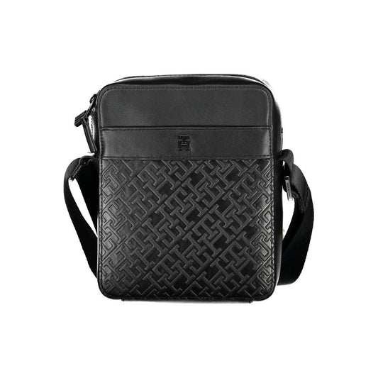 Black Polyethylene Shoulder Bag