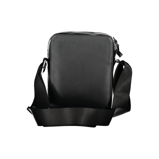 Black Polyethylene Shoulder Bag