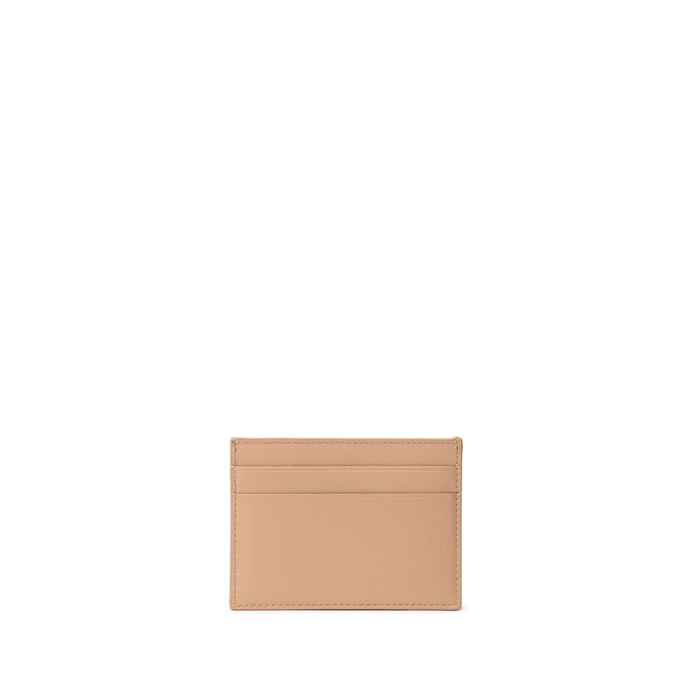 Beige Leather Skirt
