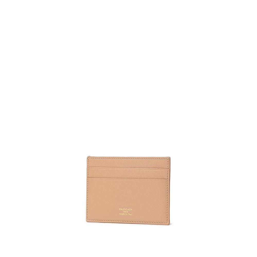 Beige Leather Skirt