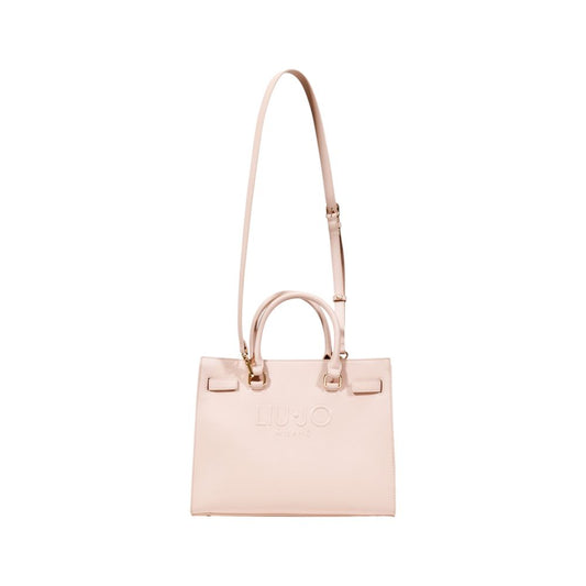 Pink Polyethylene Handbag
