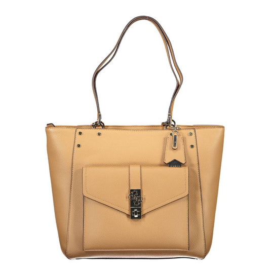 Brown Polyethylene Handbag