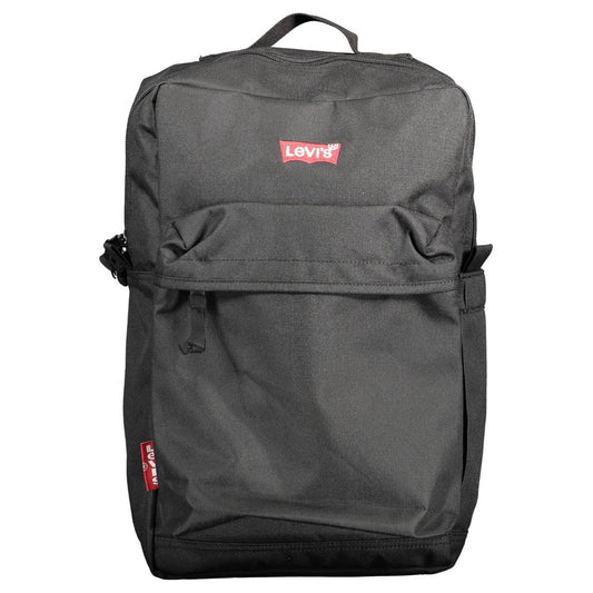 Black Polyester Backpack