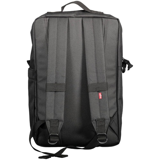 Black Polyester Backpack