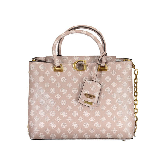 Pink Polyethylene Handbag