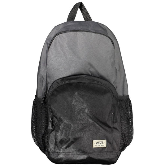 Gray Polyester Backpack