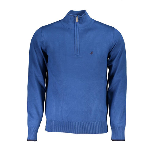 Blue Nylon Sweater