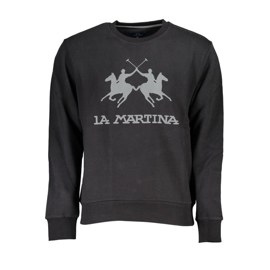 Black Cotton Sweater