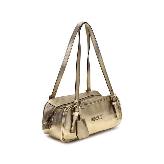 Laminated metallic Bowling Shoulder Bag