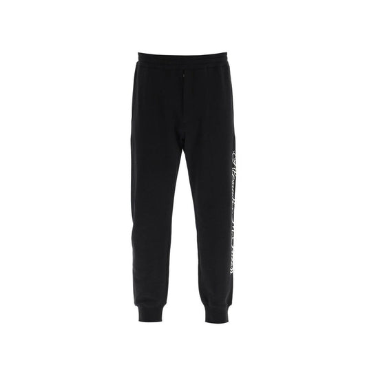 Logo Cotton Pants