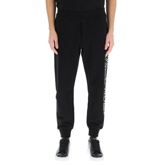 Logo Cotton Pants